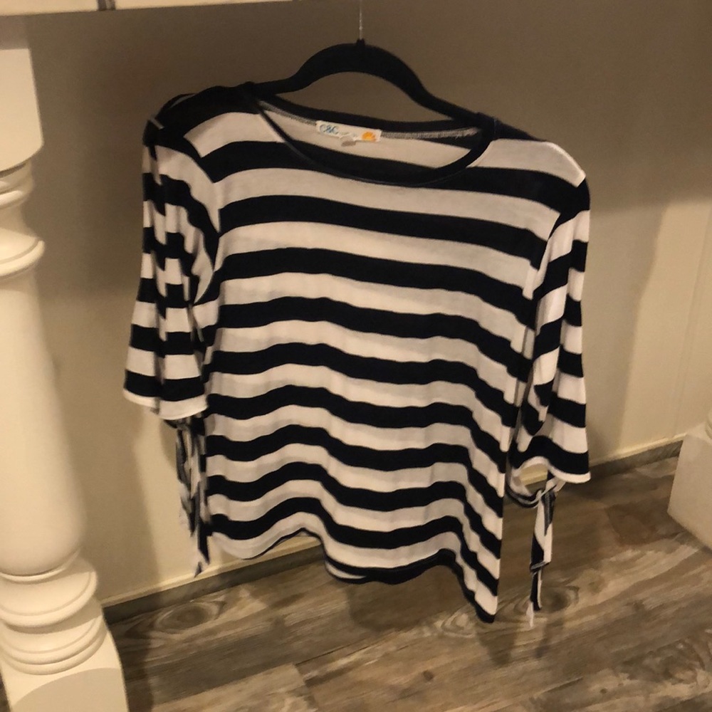 C&C California black and white 3/4 length